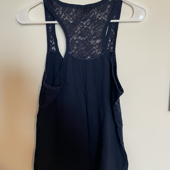 Navy Floral Tank Top - Picture 3 of 3